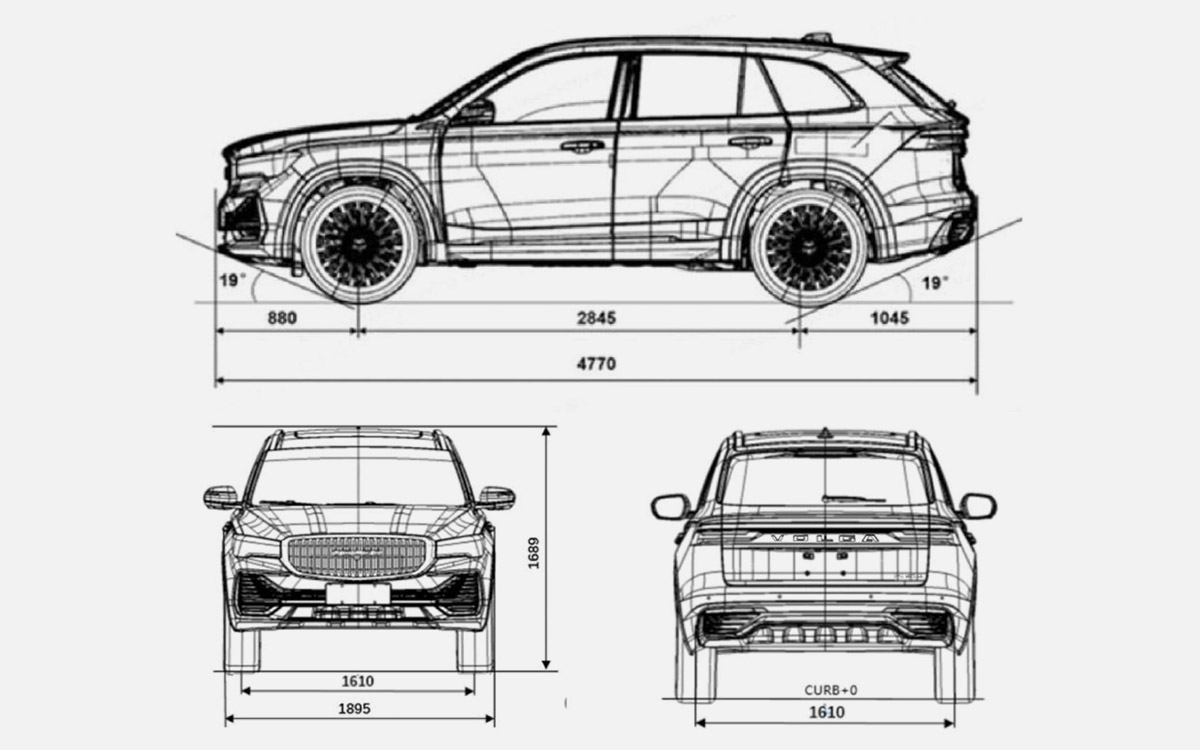 По копии технической документации мы еще в декабре 2025 года без труда узнали «донора» нового кроссовера Volga K50