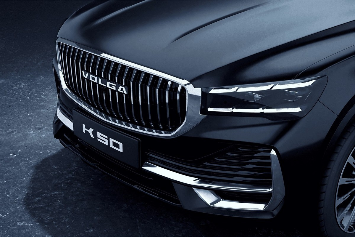 Передняя часть нового кроссовера Volga K50