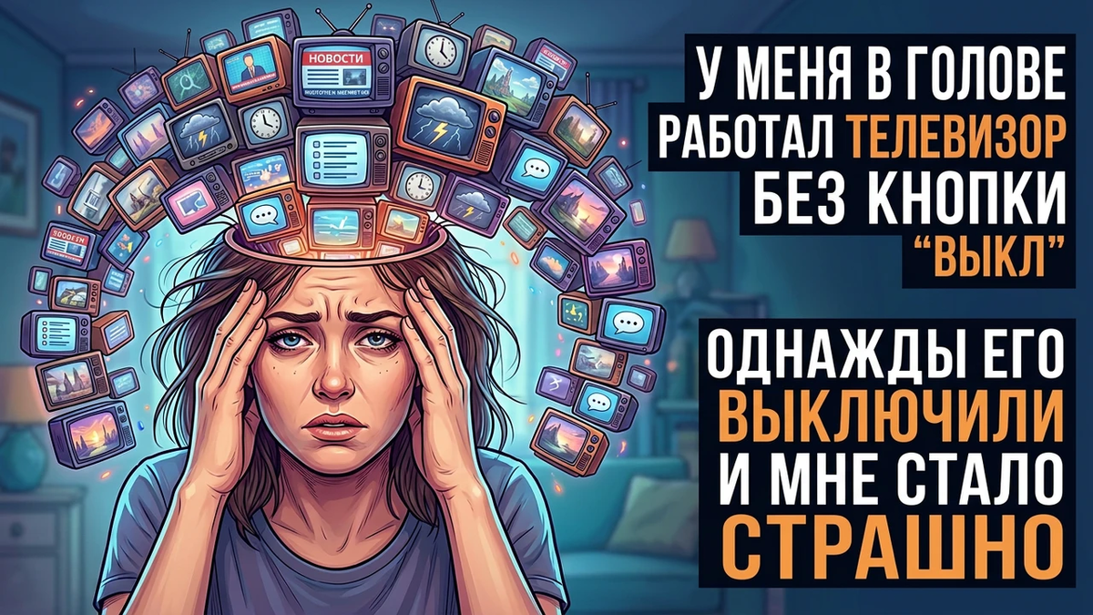 У меня в голове все время работал телевизор
