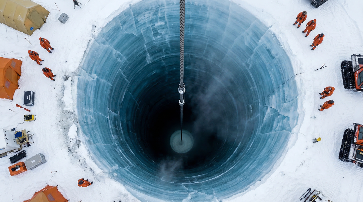 Иллюстрация. В статье еще будут реальные фото скважин российских бурильщиков