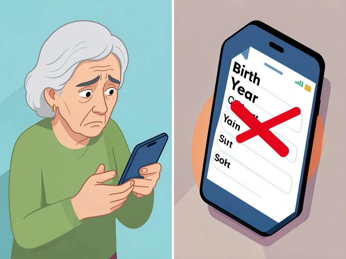 Человек не хочет делиться датой рождения - не проблема