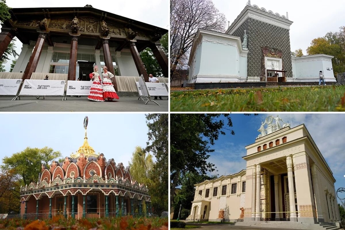    Павильон № 67, павильон № 62, павильон № 35 и павильон № 6.