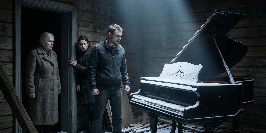 — Крыша провалилась. Папин рояль под снегом, — свекровь смотрела на сына, не моргая