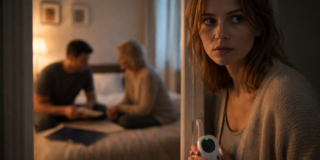 Забыла радионяню в спальне. Через час подслушала, как муж с мамой делят мою страховку