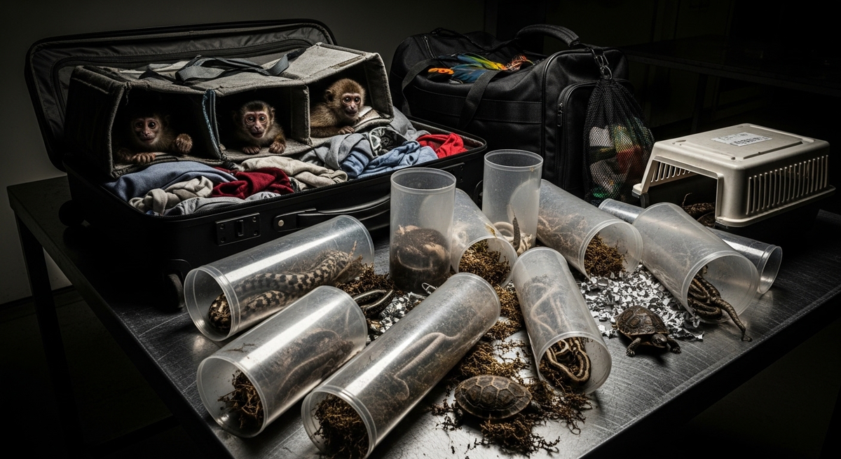 Именно так выглядит «доставка» экзотического питомца. До покупателя доживает 1 из 10