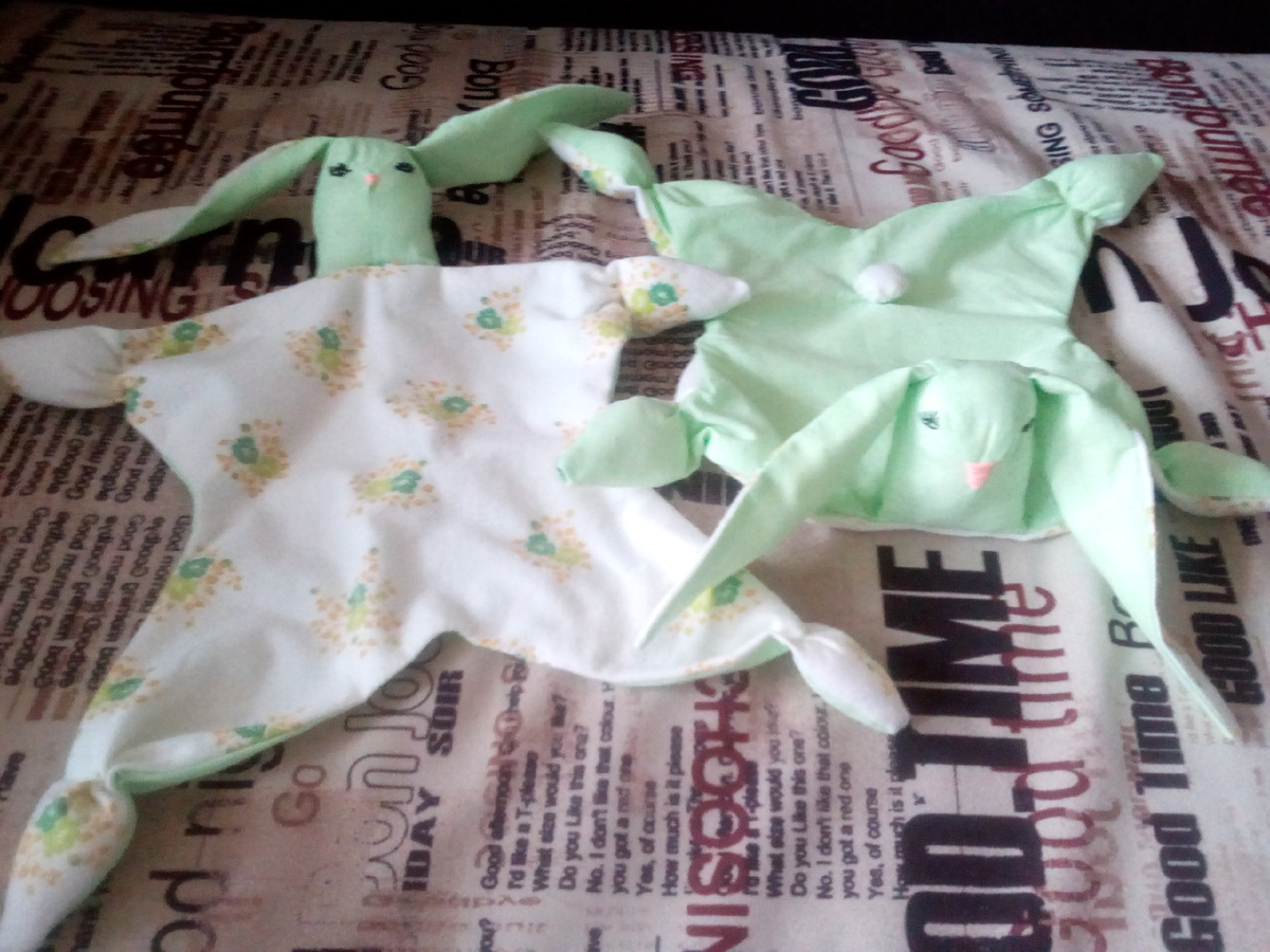 Комфортеры для племяшки и дочки подружки, шила в подарки на их рождение, фото автора 