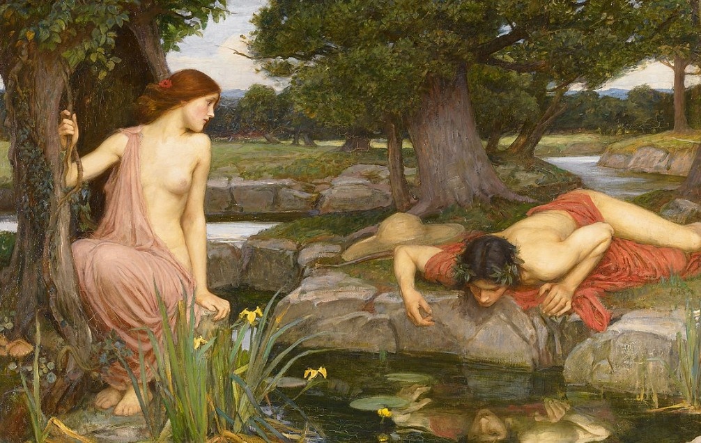 Джон Уильям Уотерхаус, "Эхо и Нарцисс", 1903 год. Источник: ЯндексКартинки.