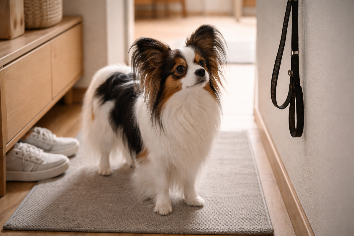 Папильон быстрее считывает домашний ритм