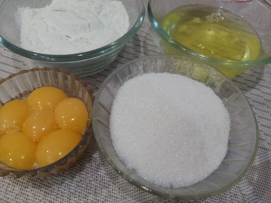 Ингредиенты для приготовления печенья