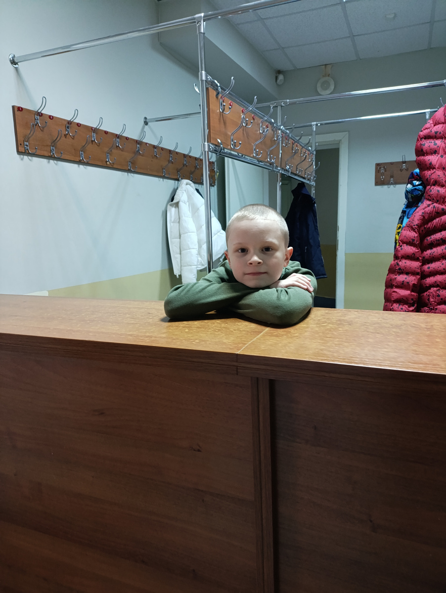 В поликлинике (фото автора). 