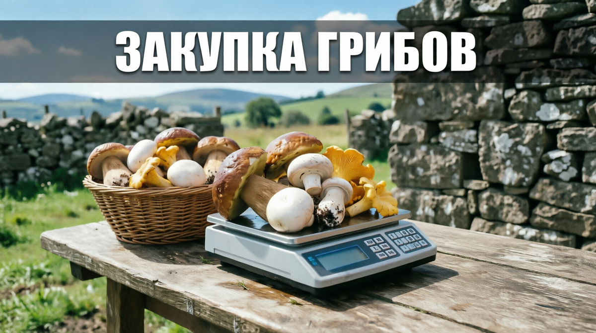 Закупка грибов у населения