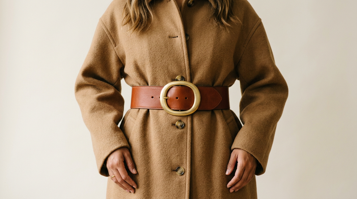 Широкий ремень с крупной пряжкой — главный аксессуар весны-лета 2026 по версии Celine и Dior