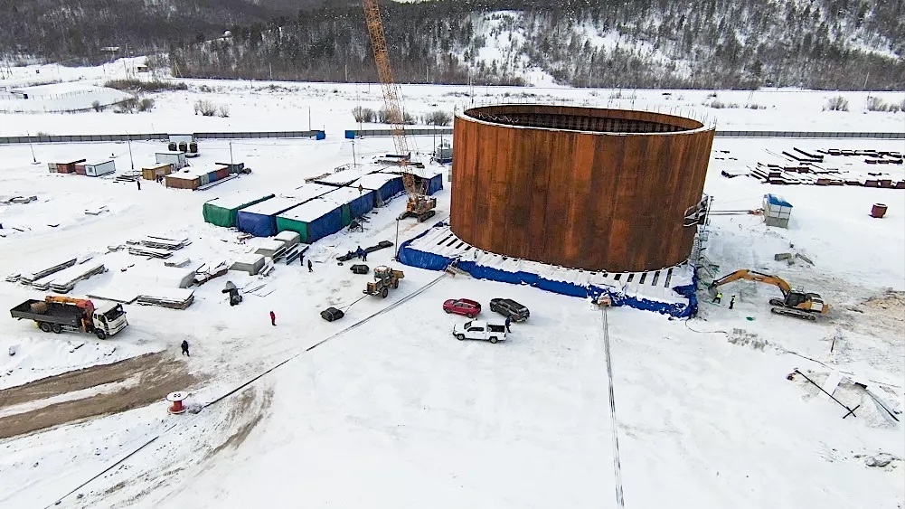 Первый коффердам. Высота – 17,5 м, длина – 35,8 м, ширина – 28,5 м. Фото: пресс-служба Группы «ВИС». Источник: vis.ru