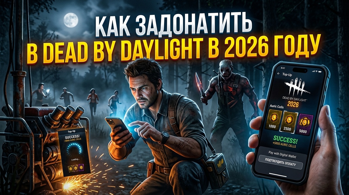 Пополнение баланса игры Dead by Deylight