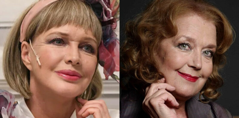    Елена Проклова (слева) и Ирина Алферова (справа) – две звезды, выбравшие разные пути в борьбе со временем.