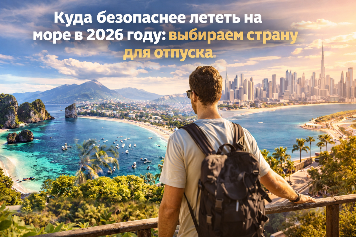Куда полететь в отпуск в 2026 году, чтобы было безопасно.