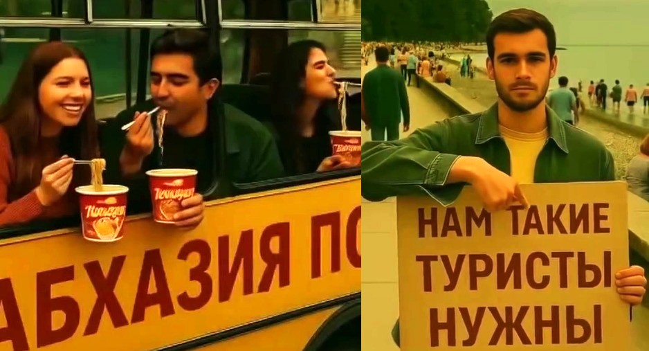 Чтобы не потерять туристов, многие представители турбизнеса в Абхазии дают понять, что туристы нужны любые. И любители Доширака тоже