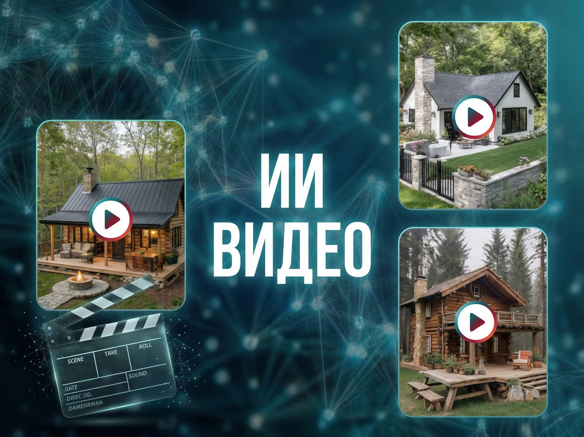Как сделать ИИ-таймлапс-видео строительства дома