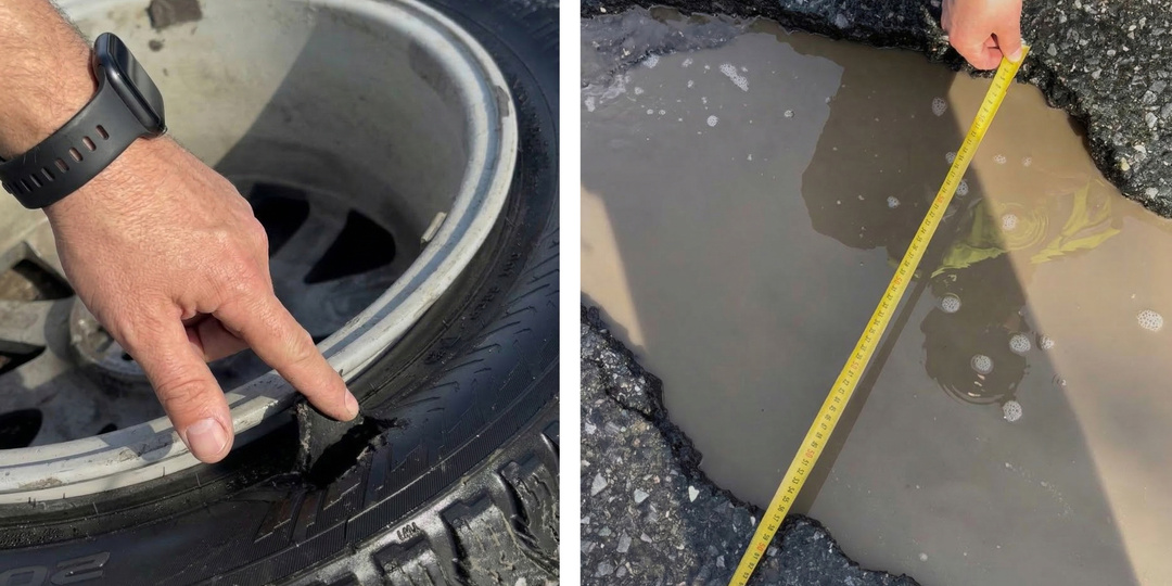 Влетел в яму и пробил колесо: рассказываю как получить компенсацию