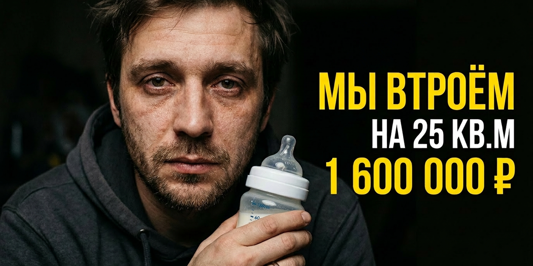 Мы втроём живём на 25 квадратах. Я посчитал — сколько это стоило нам на самом деле