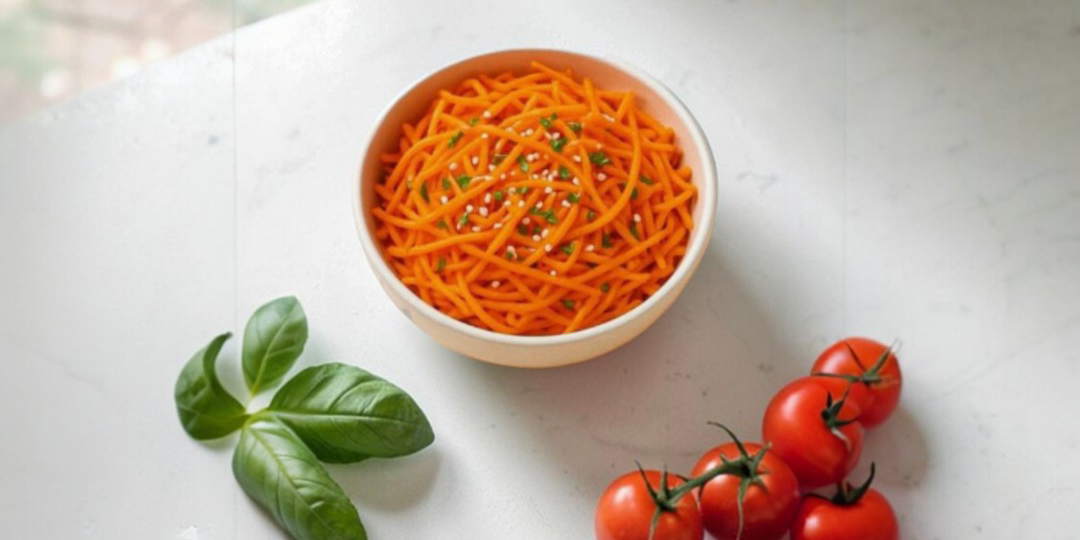 🥕 Корейская морковь за 20 минут: острее и вкуснее, чем в магазине