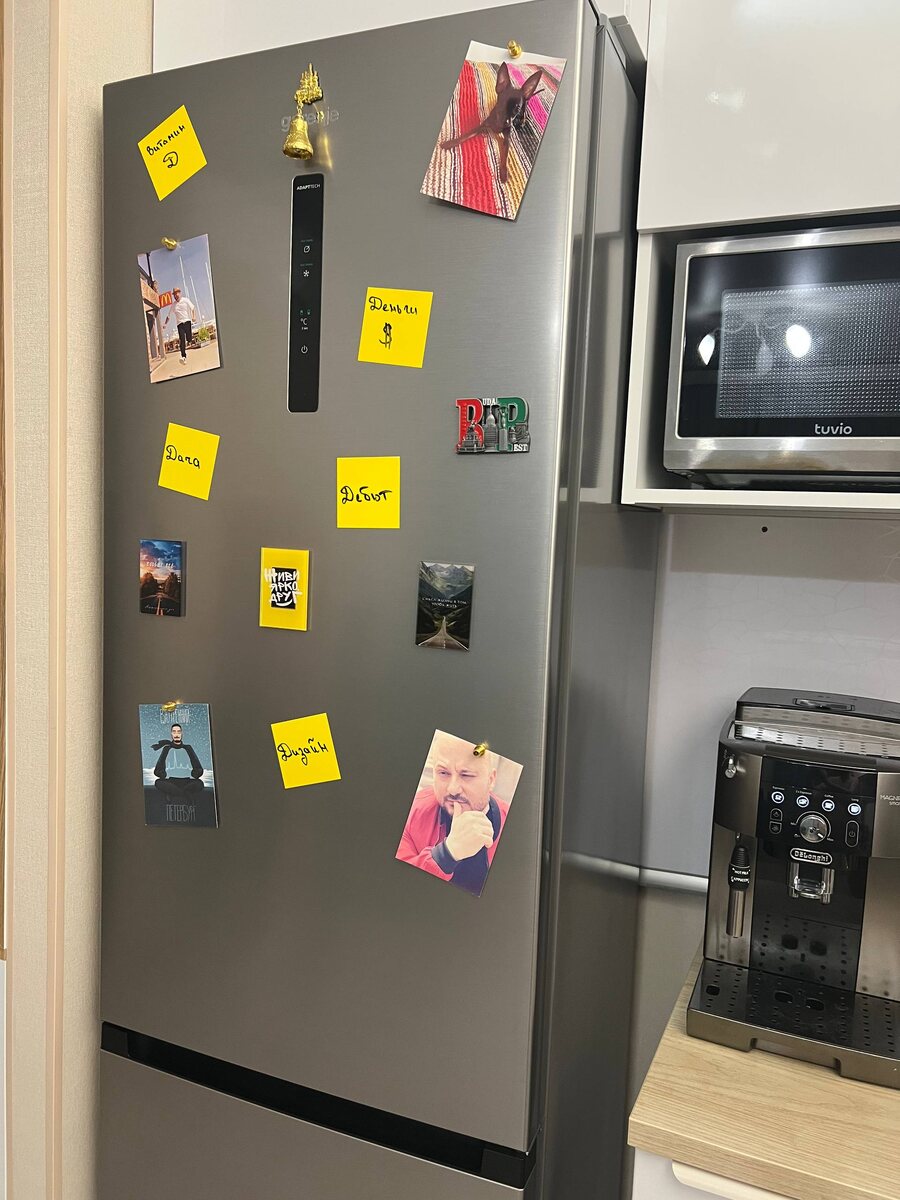 Карту желаний делаю на ходильнике. Моя карта на 2026 год. Фото из личного архива автора. 