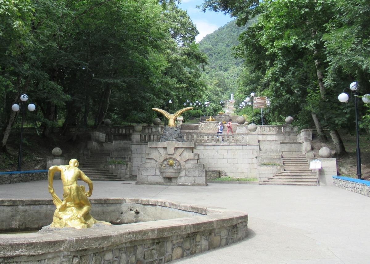 Каскадная лестница в Железноводске, КМВ