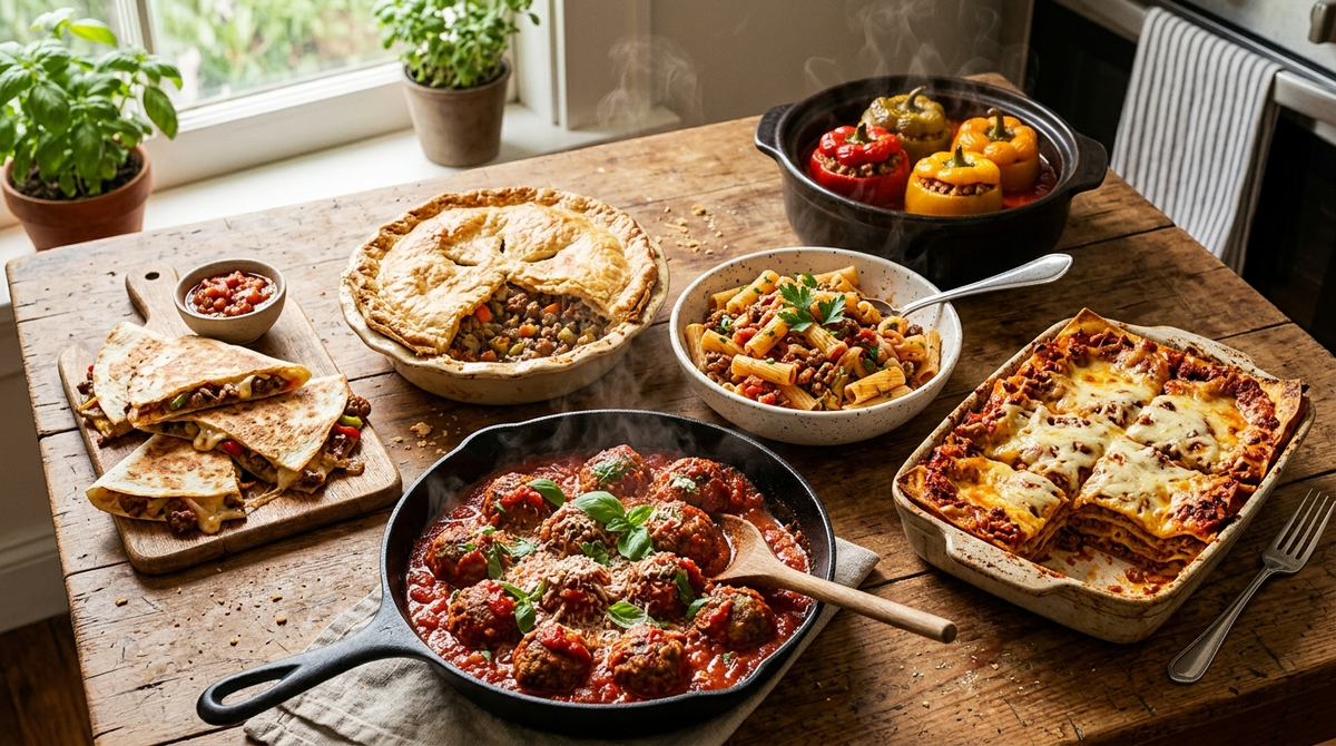 6 блюд из 500 г фарша кроме котлет