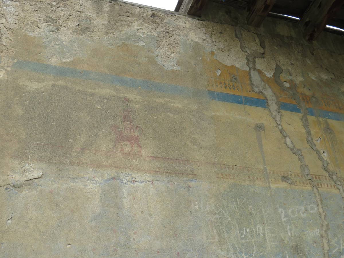 Фрески в крепости Эребуни
