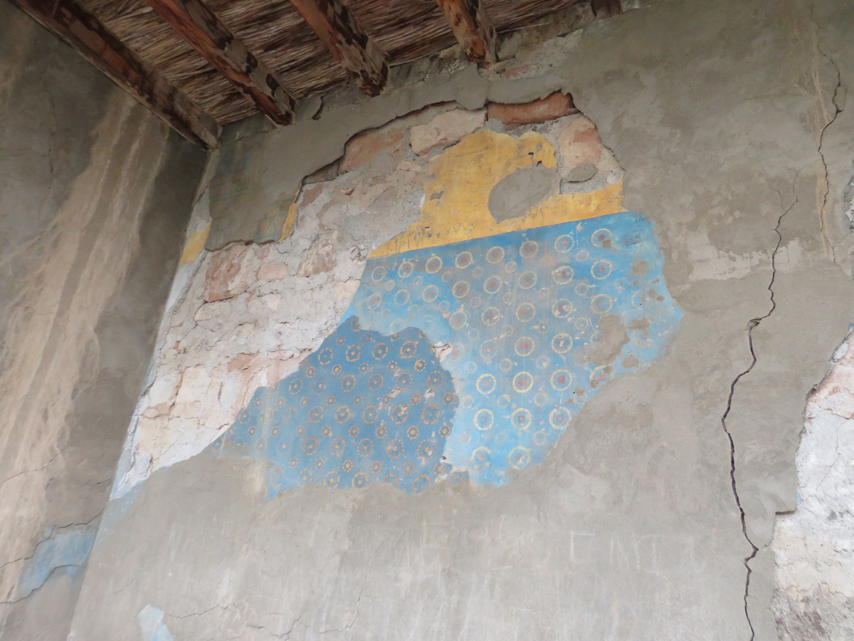 Фрески в крепости Эребуни