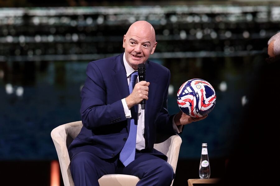    Президент ФИФА Джанни Инфантино / Источник: © ALI HAIDER/EPA/ТАСС