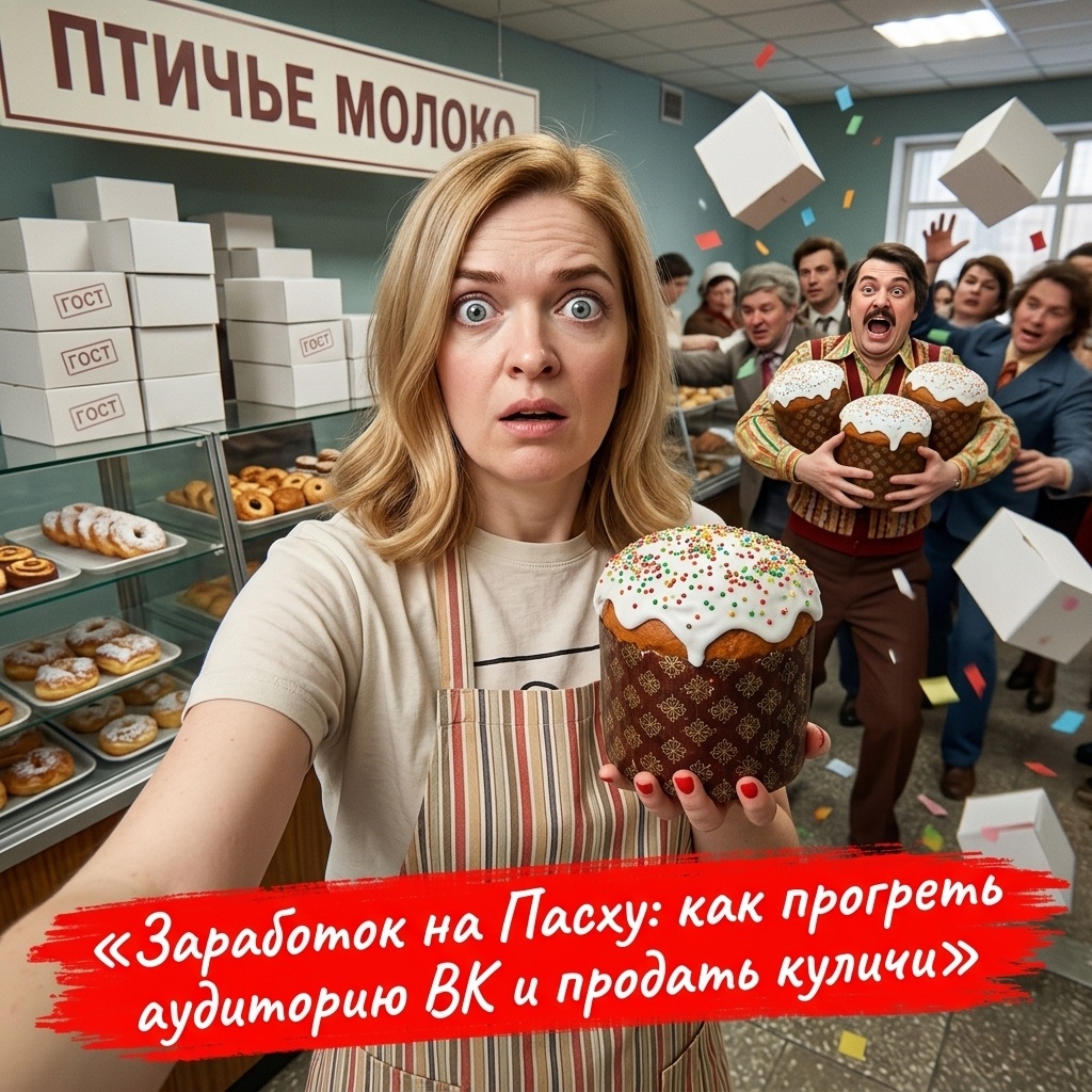    Стратегия продаж куличей в ВКонтакте к Пасхе admin