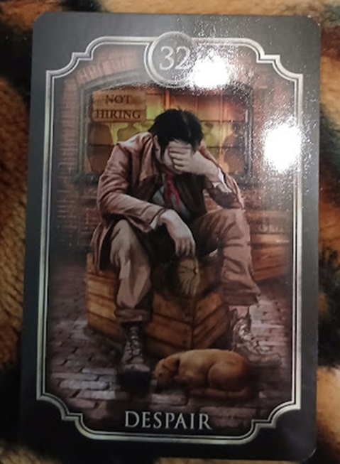 Карта 32 Кипер: "Сложно. Больно." 