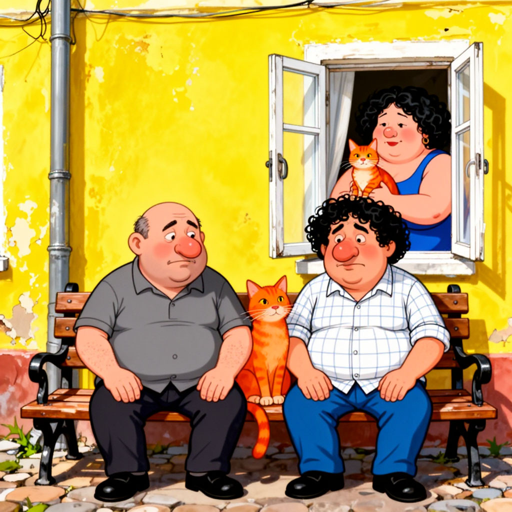 Иллюстрация ИИ. Она тоже любит котиков)