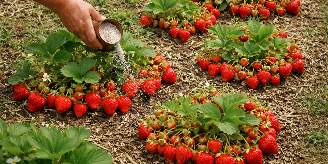 Чтобы клубничные кусты давали очень много ягоды подкормите их этим весной!