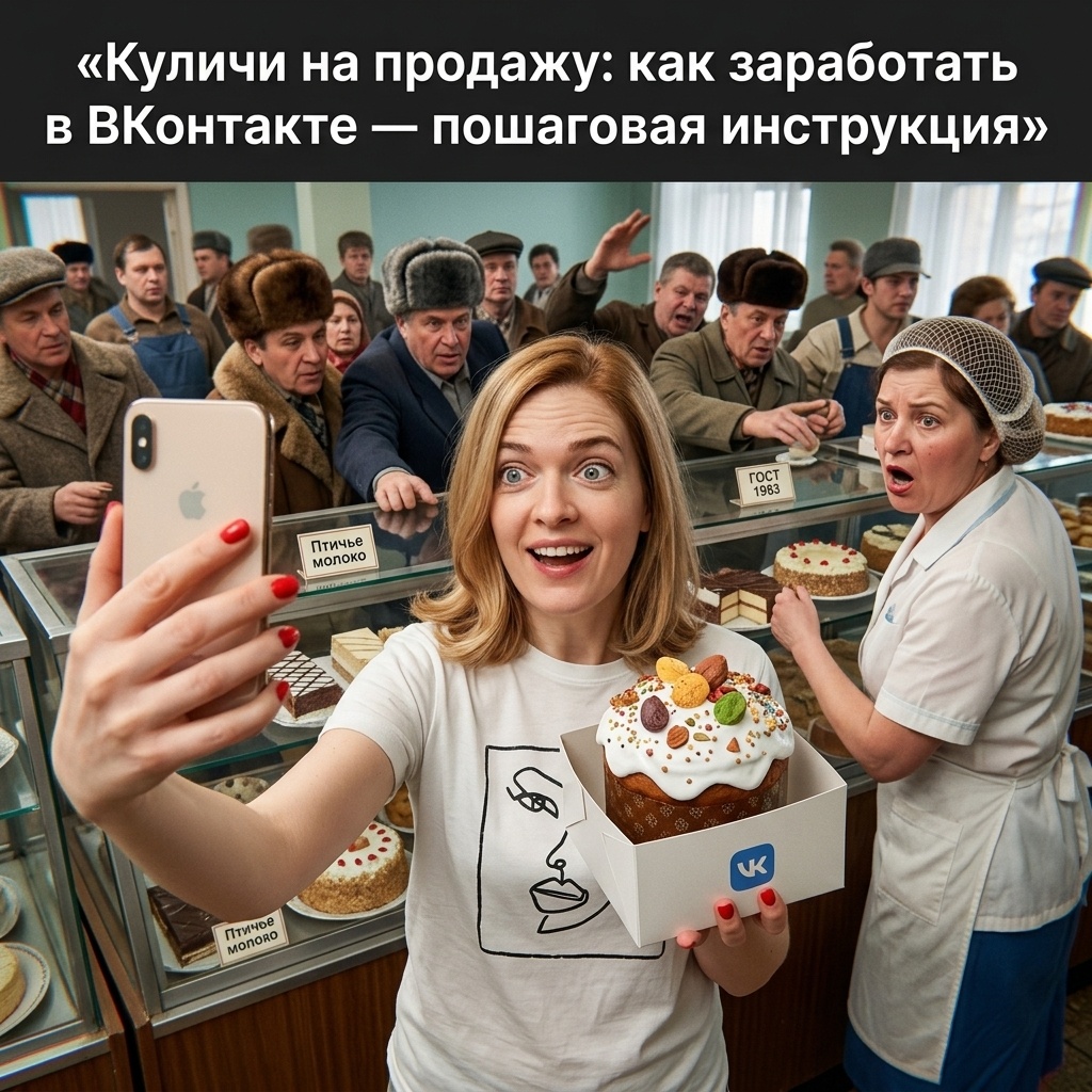    Руководство по заработку на продаже куличей через социальную сеть ВКонтакте admin