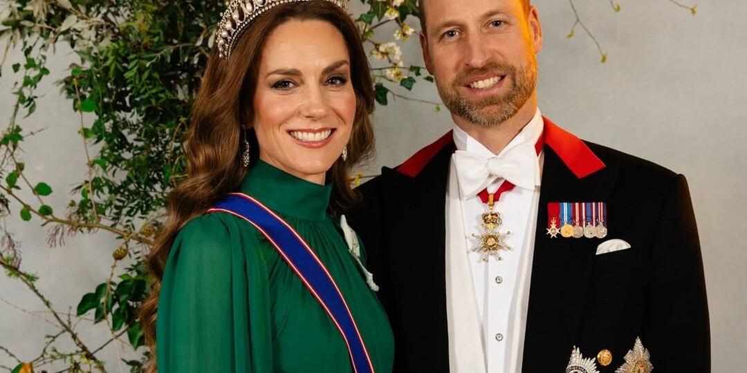 Для официального портрета перед банкетом принц Уильям и Кейт выбрали британско‑нигерийского фотографа