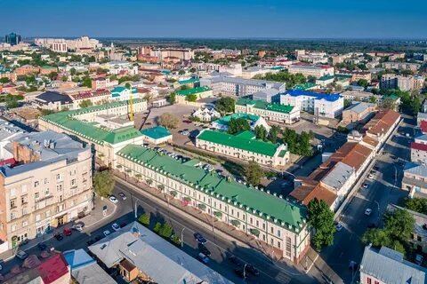 Гостиный двор Оренбурга. Вид сверху.