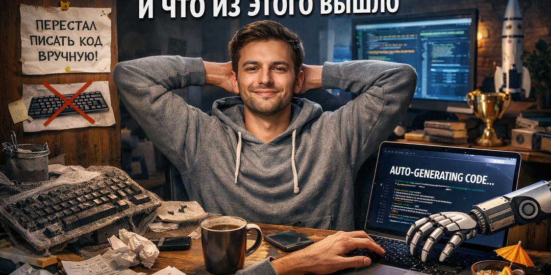 Почему я перестал писать код вручную и что из этого вышло