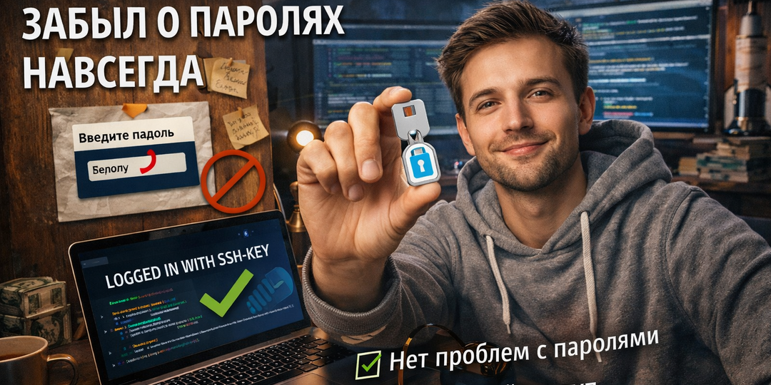SSH-ключи: один раз настроил — забыл о паролях навсегда