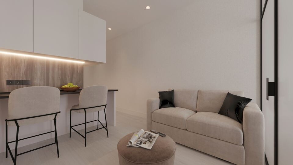    Визуализация интерьера апартамента. Источник: «Базис Строй»