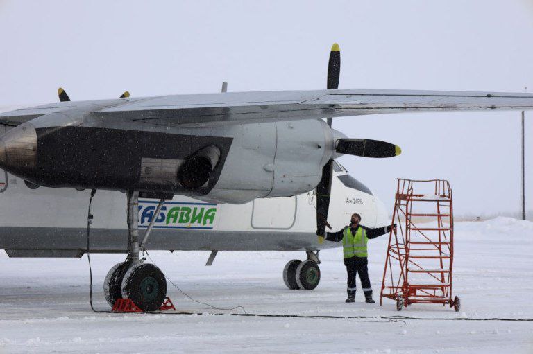    самолет снег Хабавиа