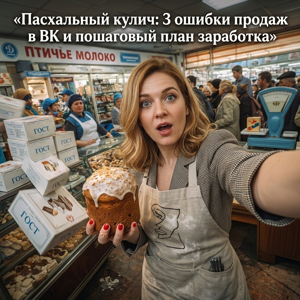    3 ошибки продаж куличей в ВК и план заработка admin