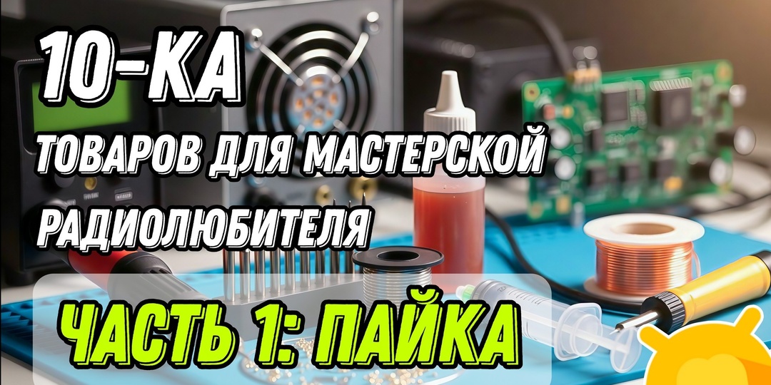 10 полезных товаров с Aliexpress для мастерской радиолюбителя. Часть 1: Пайка