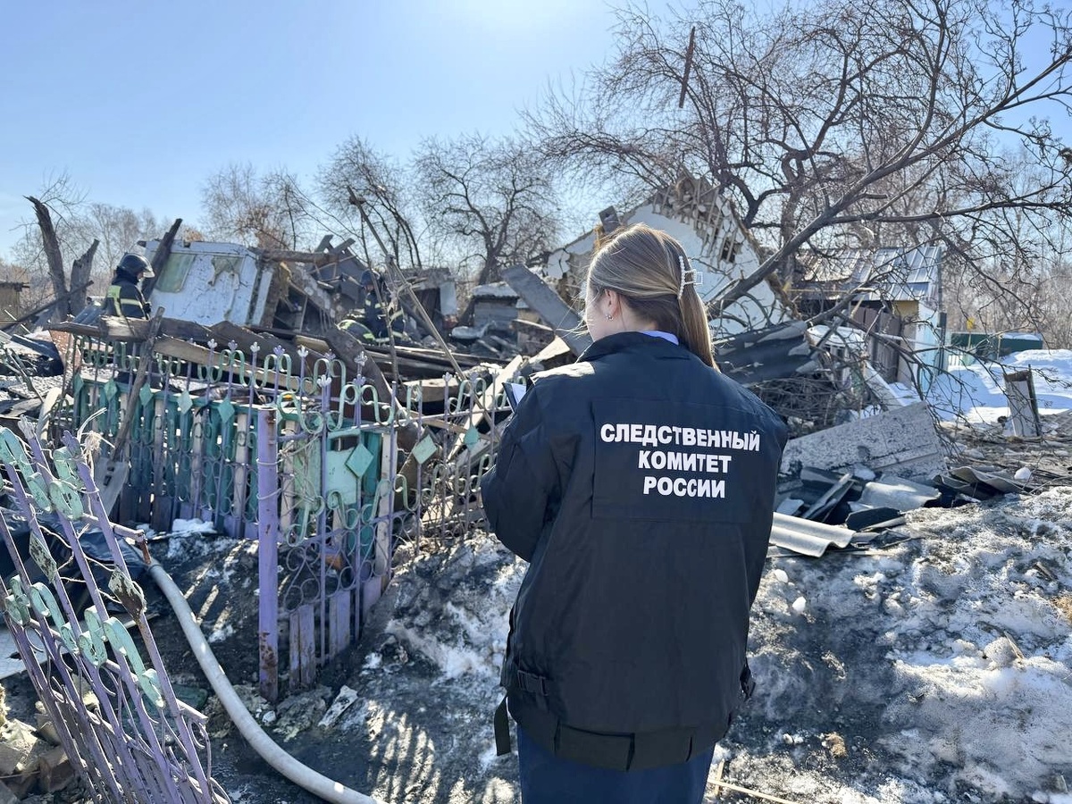 В селе Шмаково произошел взрыв газа в жилом доме.  Фото: Фото и видео СУ СКР по Курганской области / kurgan.sledcom.ru