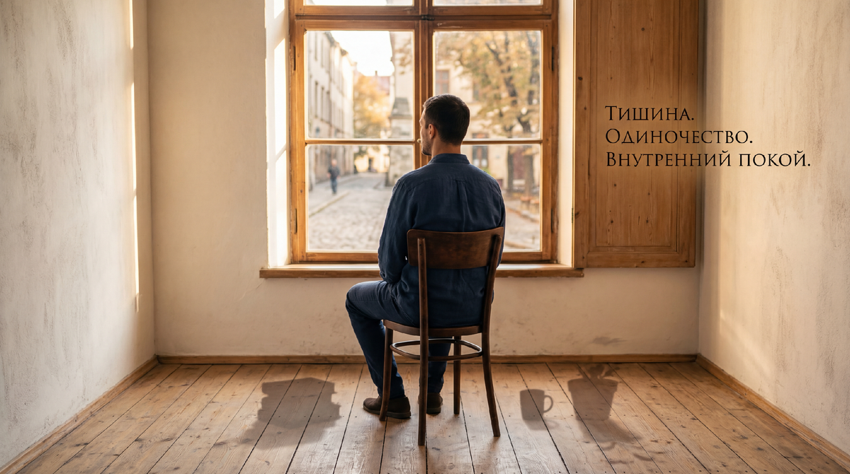 Пустая комната. Один стул. И ты наедине с тем что реально есть в твоей жизни когда убрать всё лишнее