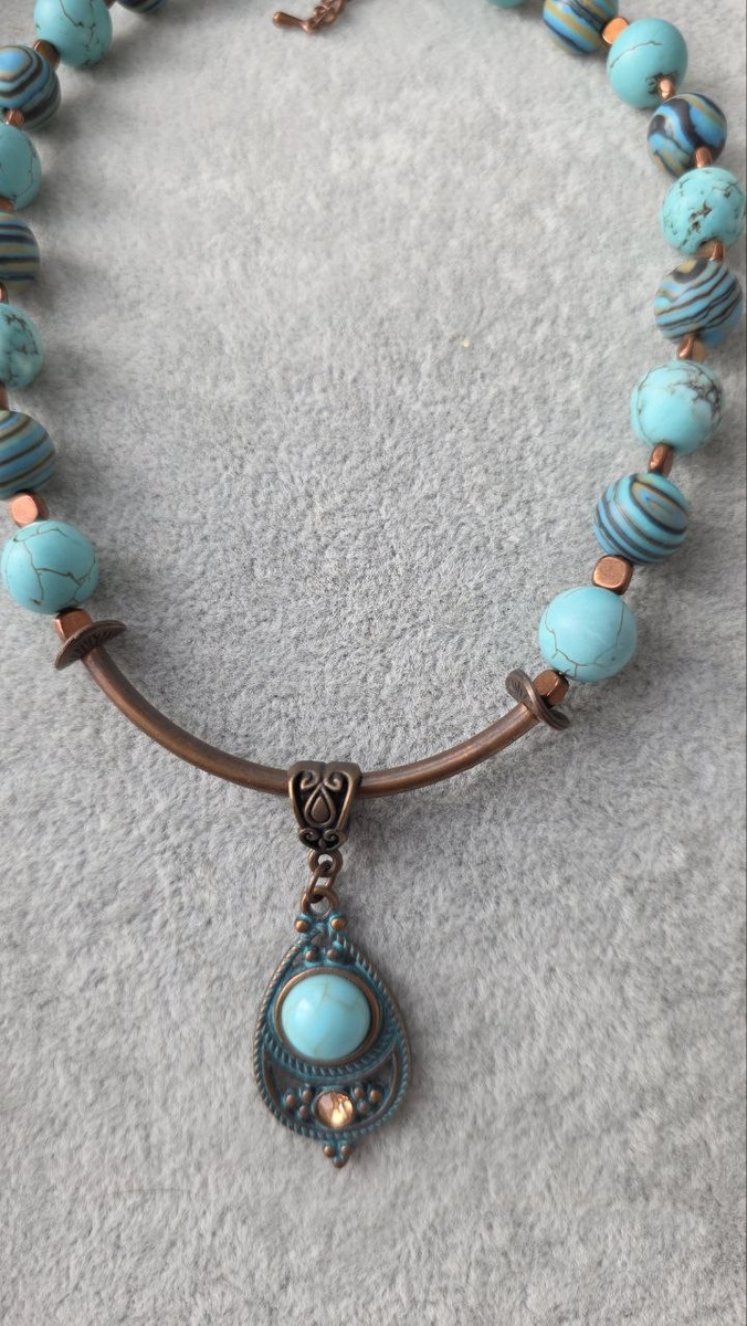 Чокер ручной работы в бохо стиле