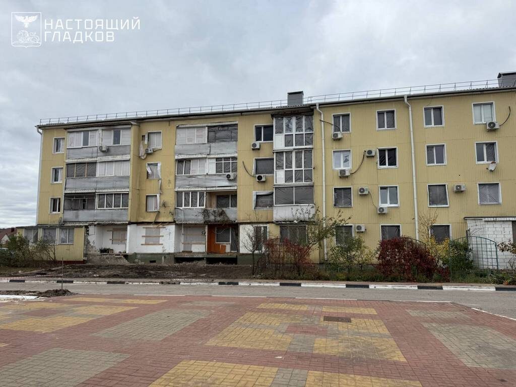     Пострадавший дом в Масловой Пристани / Фото: t.me/vvgladkov (архив)