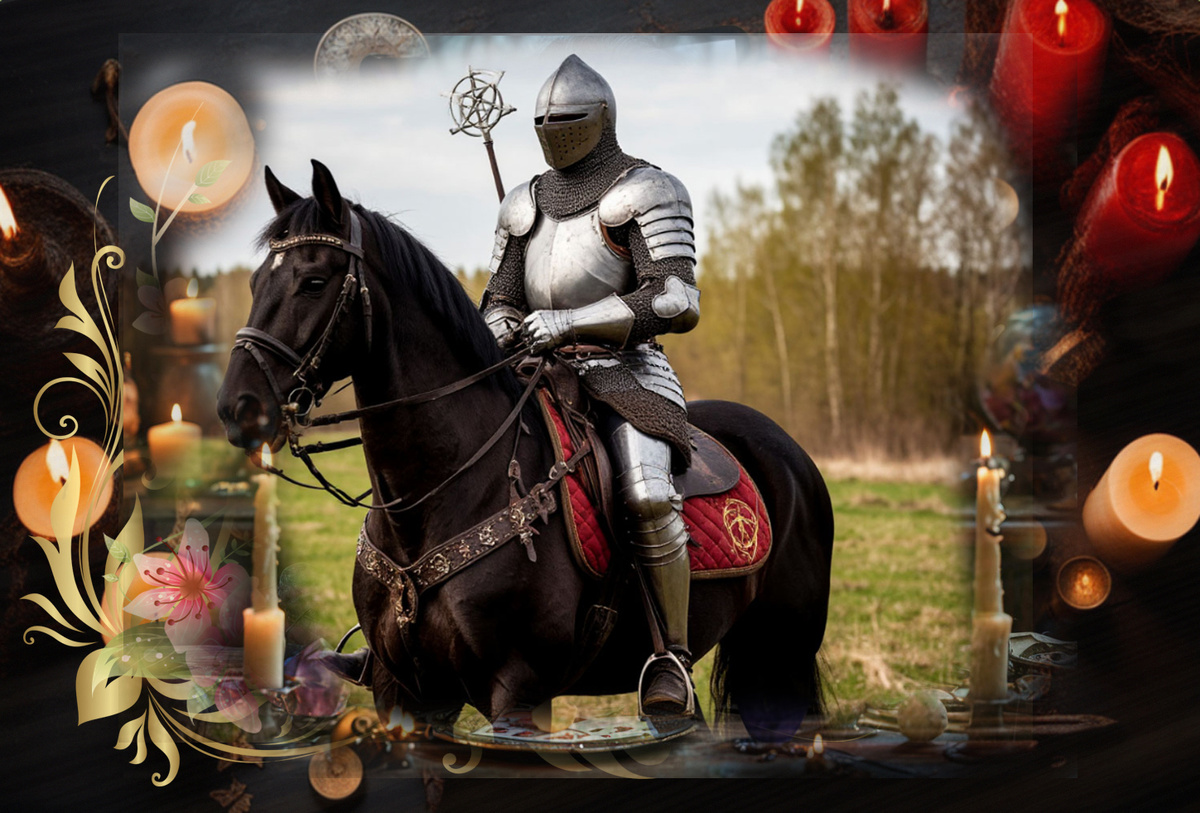 Рыцарь Пентаклей Таро для Дев - апрель 2026