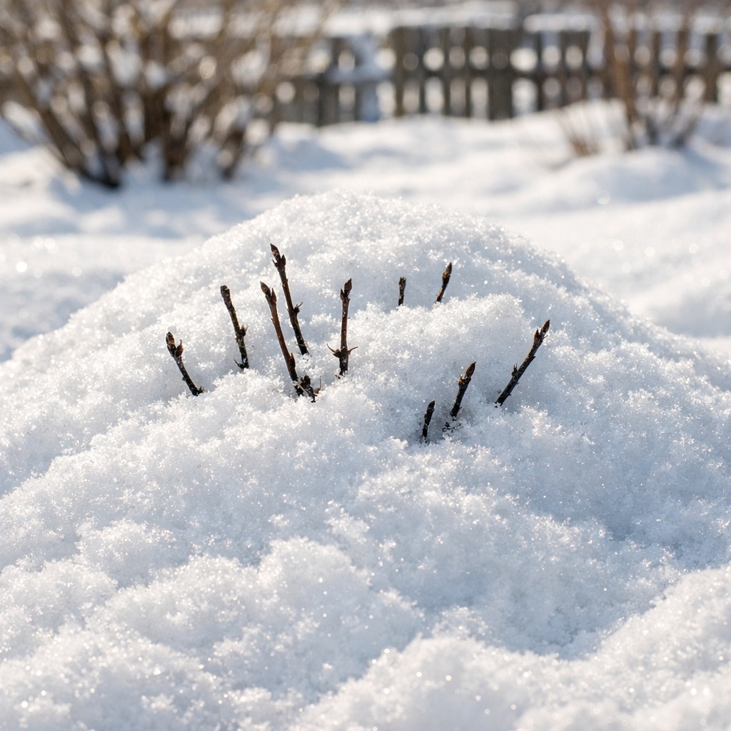 Хорошего снега много не бывает. Кидайте на кусты!